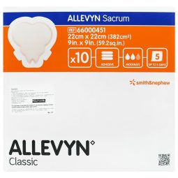 ALLEVYN SACRUM 22X22 CM 66000451